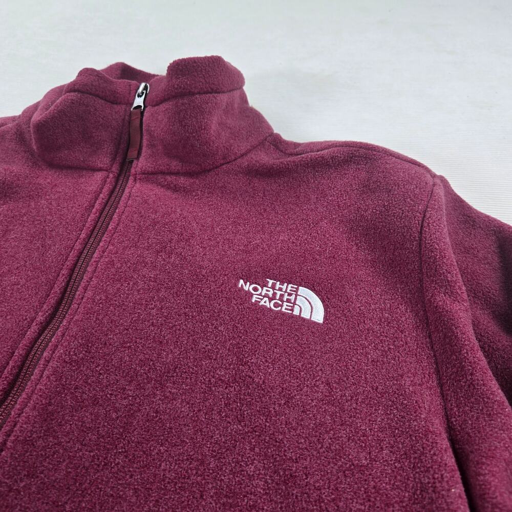 NWT The North Face Campbell Fleece 1/2 Zip Pullover in Deep Garnet Size Medium
